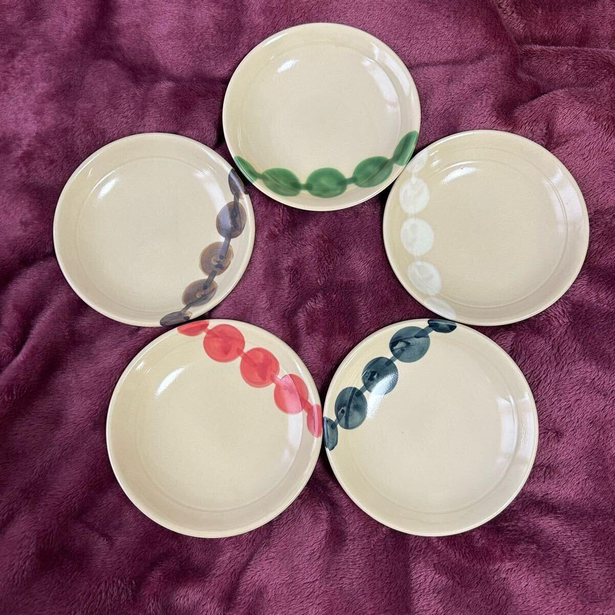 都をどり『つなぎ団子』の団子皿セット 【新品未使用】京都 祇園 都を